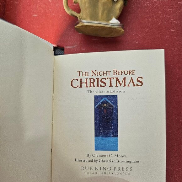 1998 The Night Before Christmas Miniature Edition And Keepsake Ornament - Picture 8 of 12